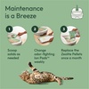 image:imagePurina Tidy Cats Breeze Covered Cat Litter Box System Kit with Pellet Cat Litter Hooded Litter Box and Litter Box PadsGreen