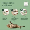 image:imagePurina Tidy Cats Breeze Covered Cat Litter Box System Kit with Pellet Cat Litter Hooded Litter Box and Litter Box PadsWhite