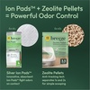 image:imagePurina Tidy Cats Breeze Covered Cat Litter Box System Kit with Pellet Cat Litter Hooded Litter Box and Litter Box PadsWhite