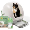image:imagePurina Tidy Cats Breeze Covered Cat Litter Box System Kit with Pellet Cat Litter Hooded Litter Box and Litter Box PadsWhite