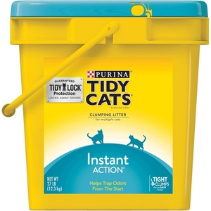 image:imagePurina Tidy Cats Clumping Cat Litter Instant Action Multi Cat Litter  27 lb Pail