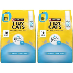 image:imagePurina Tidy Cats Clumping Multi Cat Litter Glade Clear Springs  16 lb Bag Pack of 216lb Bag Pack of 2