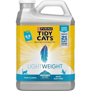 image:imagePurina Tidy Cats LightWeight Low Dust Clumping Cat Litter Odor Control LightWeight Instant Action  85 Pound Pack of 285 Pound Pack of 2