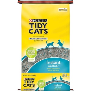 image:imagePurina Tidy Cats Non Clumping Cat Litter Instant Action Low Tracking Cat Litter  30 lb Bag